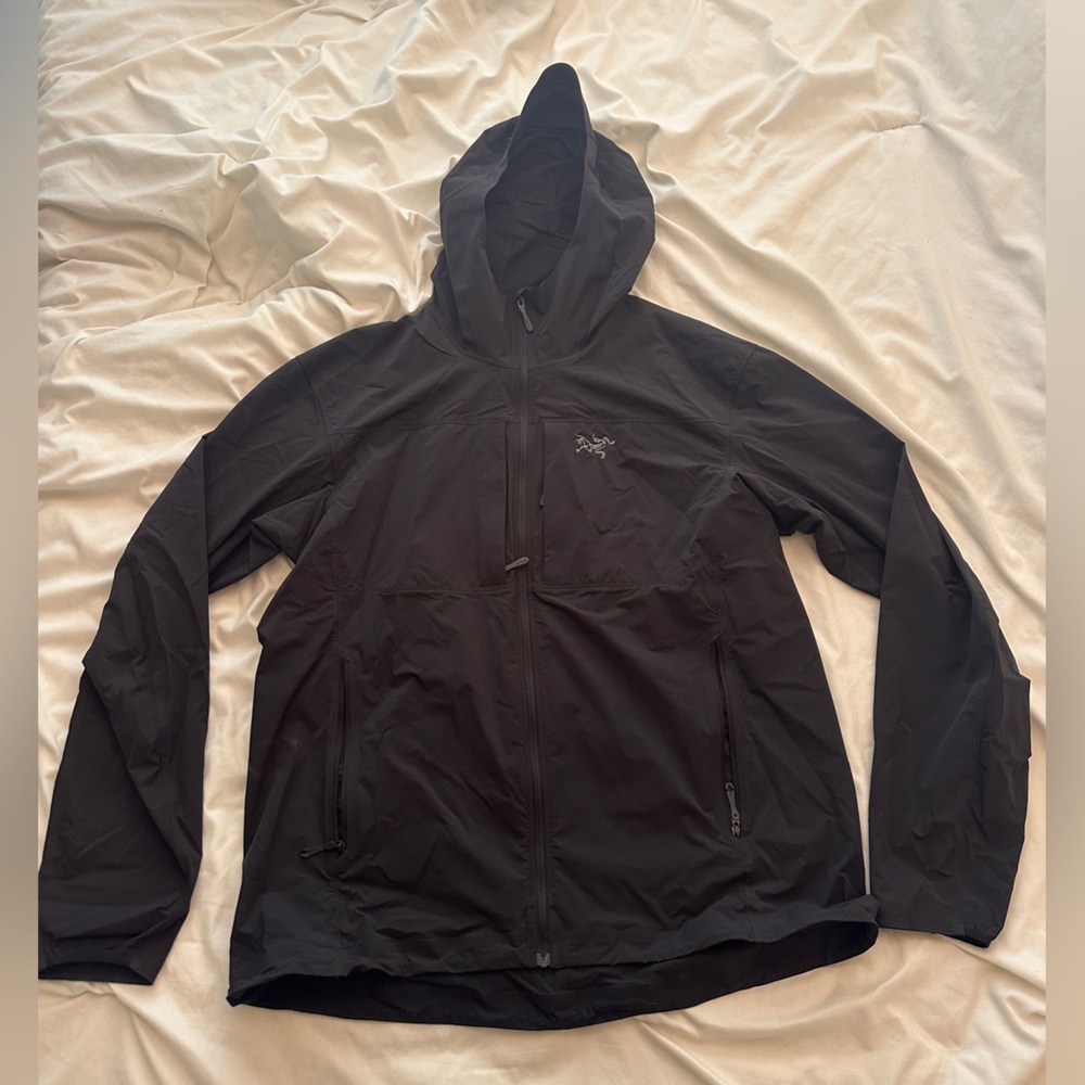 Arc'teryx Black Performance Hooded Jacket